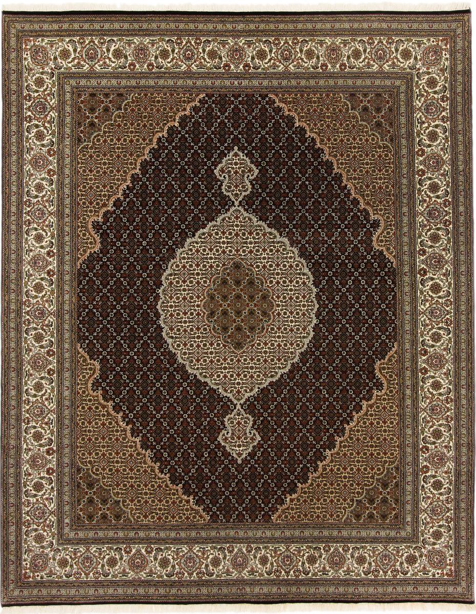 Indo rug Indo Tabriz Mahi 8'2"x6'7" 8'2"x6'7", Persian Rug Knotted by hand