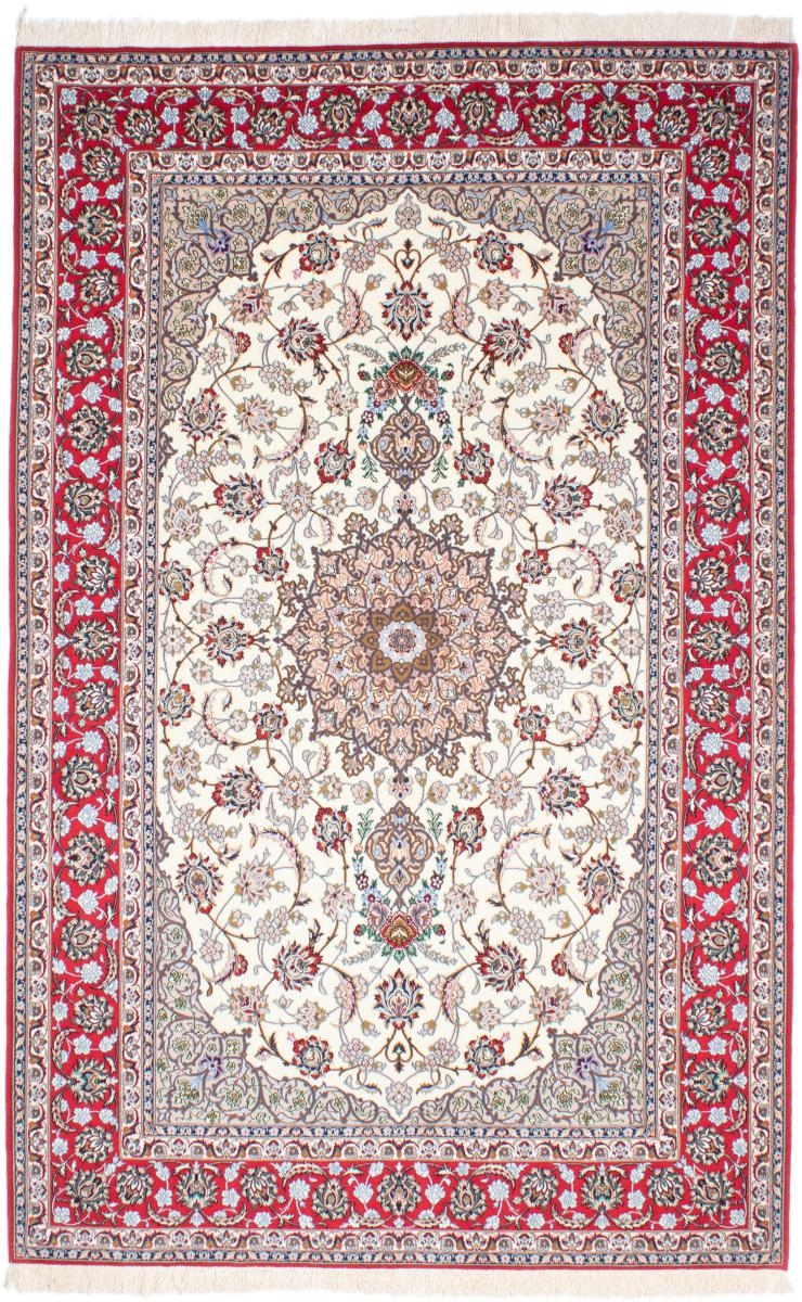 Perserteppich Isfahan Seidenkette 247x160 247x160, Perserteppich Handgeknüpft