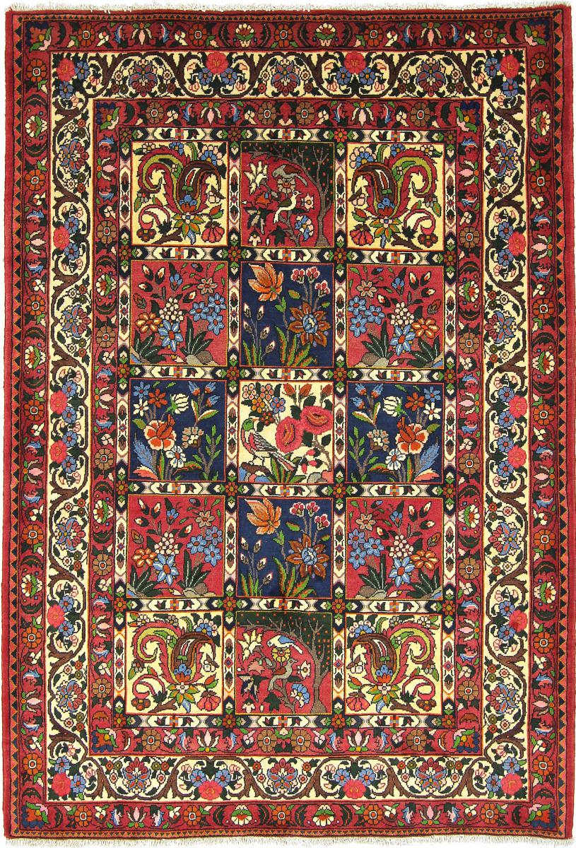 Persian Rug Bakhtiari 198x138 198x138, Persian Rug Knotted by hand