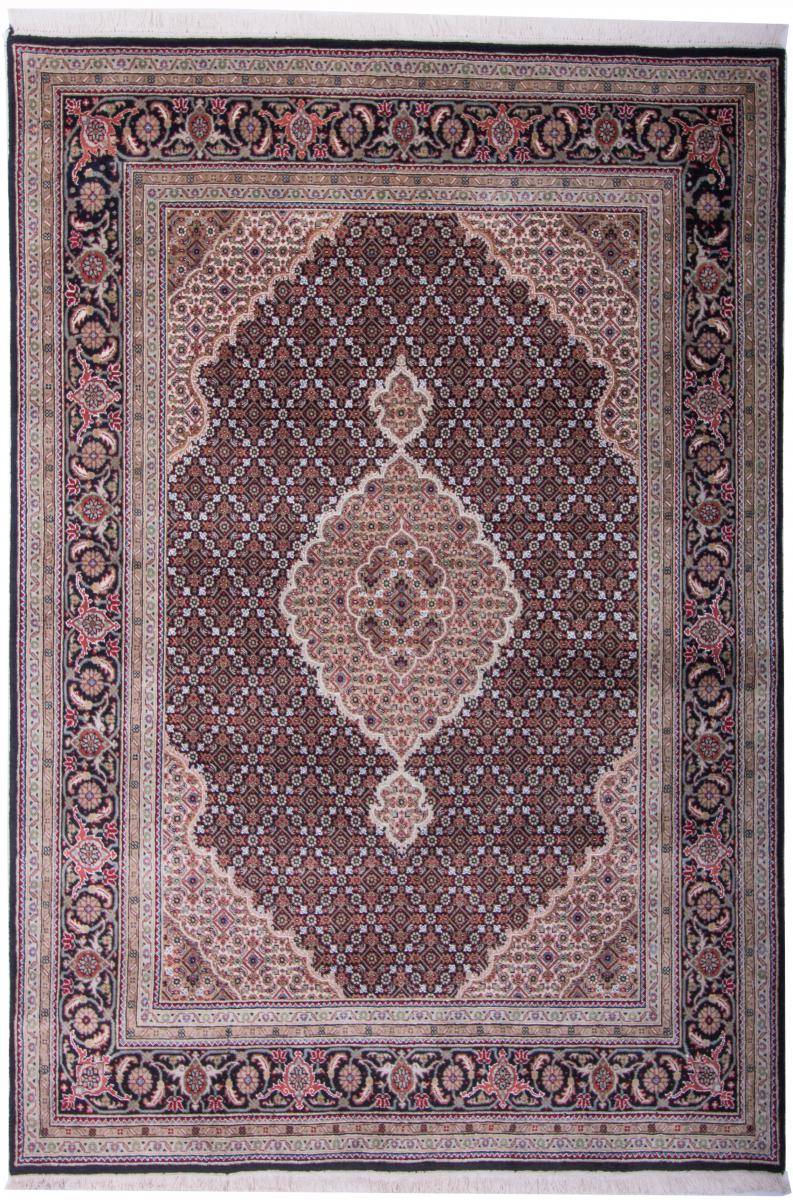 Indischer Teppich Indo Täbriz 7'5"x5'6" 7'5"x5'6", Perserteppich Handgeknüpft