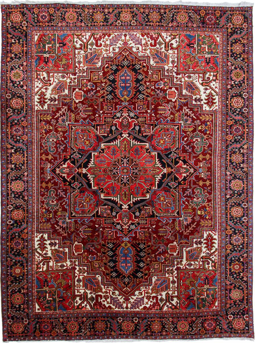 Persian Rug Heriz Old 393x293 393x293, Persian Rug Knotted by hand