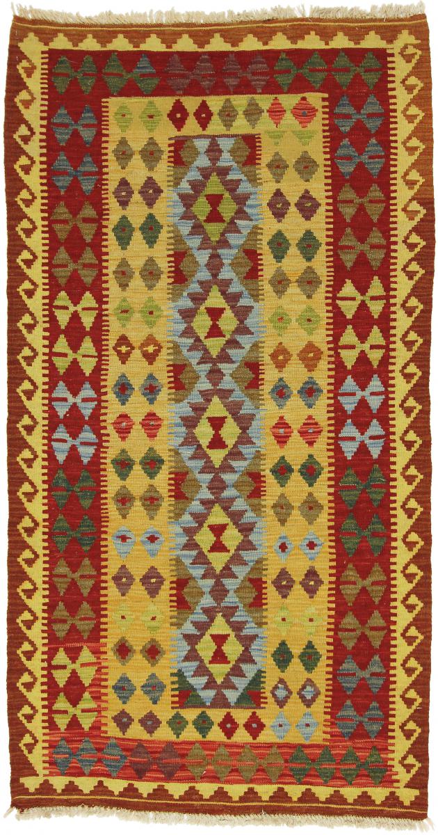 Afghaans tapijt Kilim Afghan 195x102 195x102, Perzisch tapijt Handgeweven