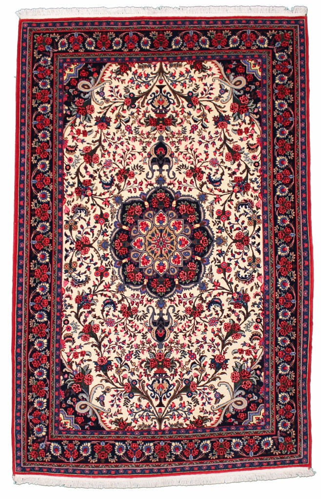 Persian Rug Bidjar 225x140 225x140, Persian Rug Knotted by hand