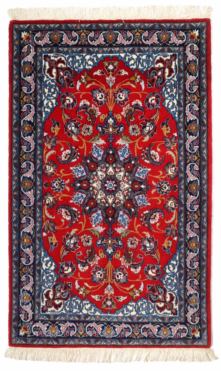 Persisk matta Isfahan Silkesvarp 114x71 114x71, Persisk matta Knuten för hand