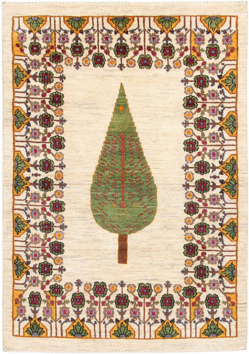 Persialainen matto Persia Gabbeh Loribaft Nature 6'11"x4'11" 6'11"x4'11", Persialainen matto Solmittu käsin