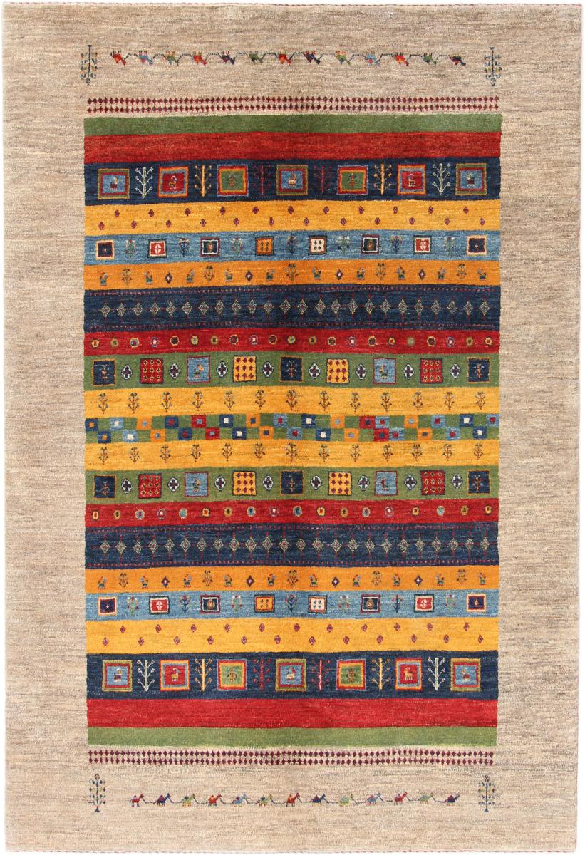 Perzisch tapijt Perzisch Gabbeh Loribaft Nature 214x146 214x146, Perzisch tapijt Handgeknoopte