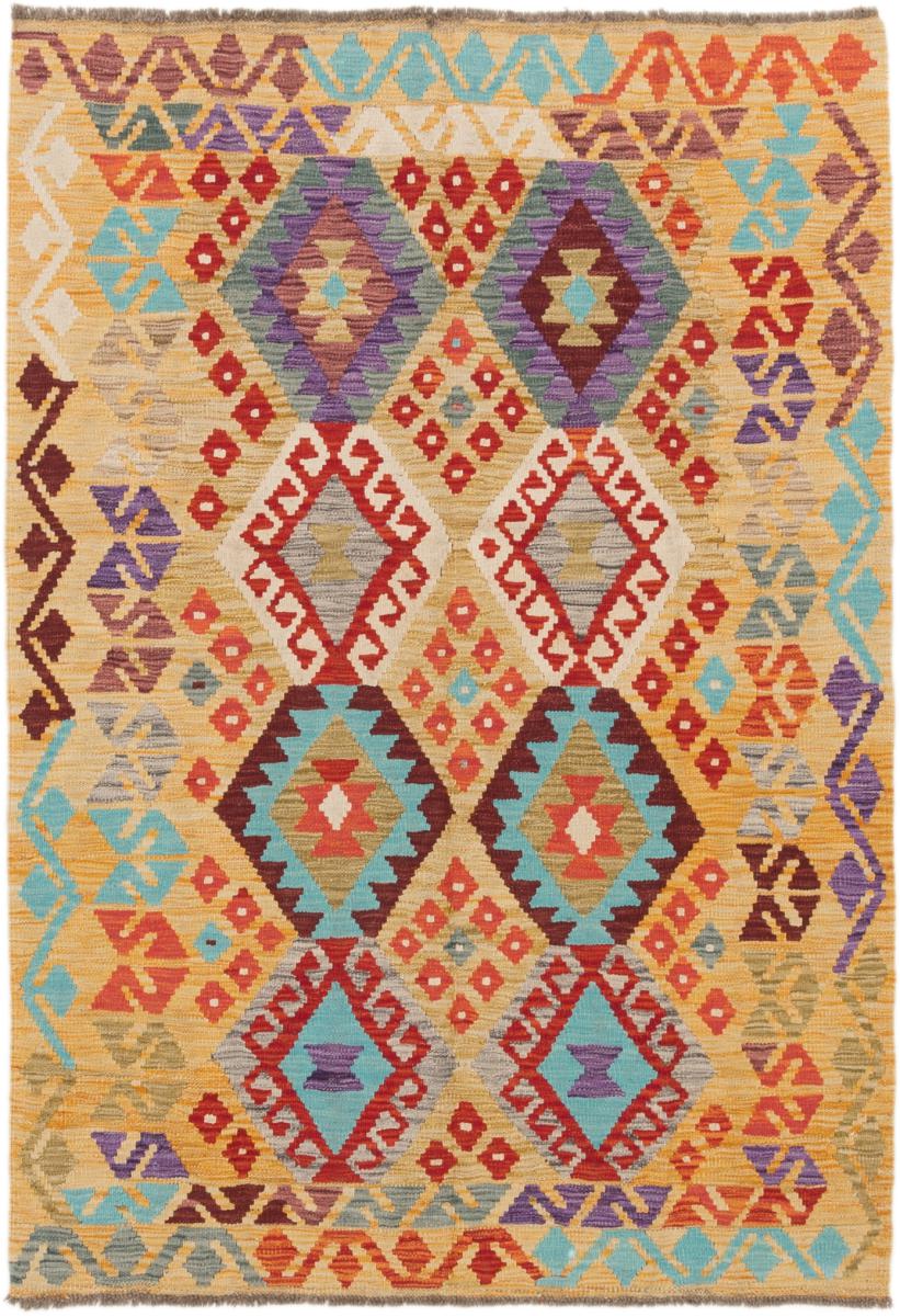 Afghanischer Teppich Kelim Afghan 181x126 181x126, Perserteppich Handgewebt