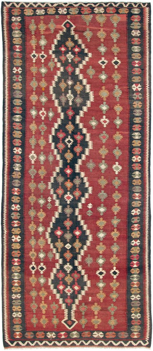 Persian Rug Kilim Fars 11'10"x5'1" 11'10"x5'1", Persian Rug Woven by hand