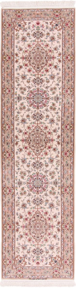 Perserteppich Isfahan Seidenkette 316x85 316x85, Perserteppich Handgeknüpft