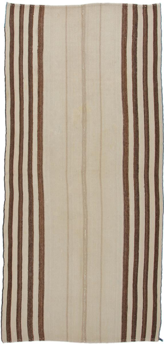 Persian Rug Kilim Fars Antique 8'6"x5'5" 8'6"x5'5", Persian Rug Woven by hand