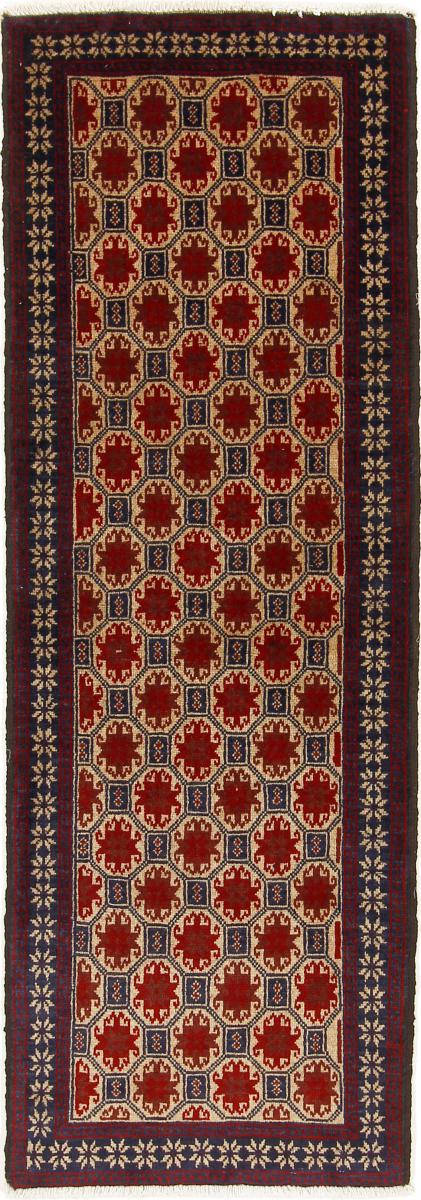 Persian Rug Baluch 6'1"x2'0" 6'1"x2'0", Persian Rug Knotted by hand