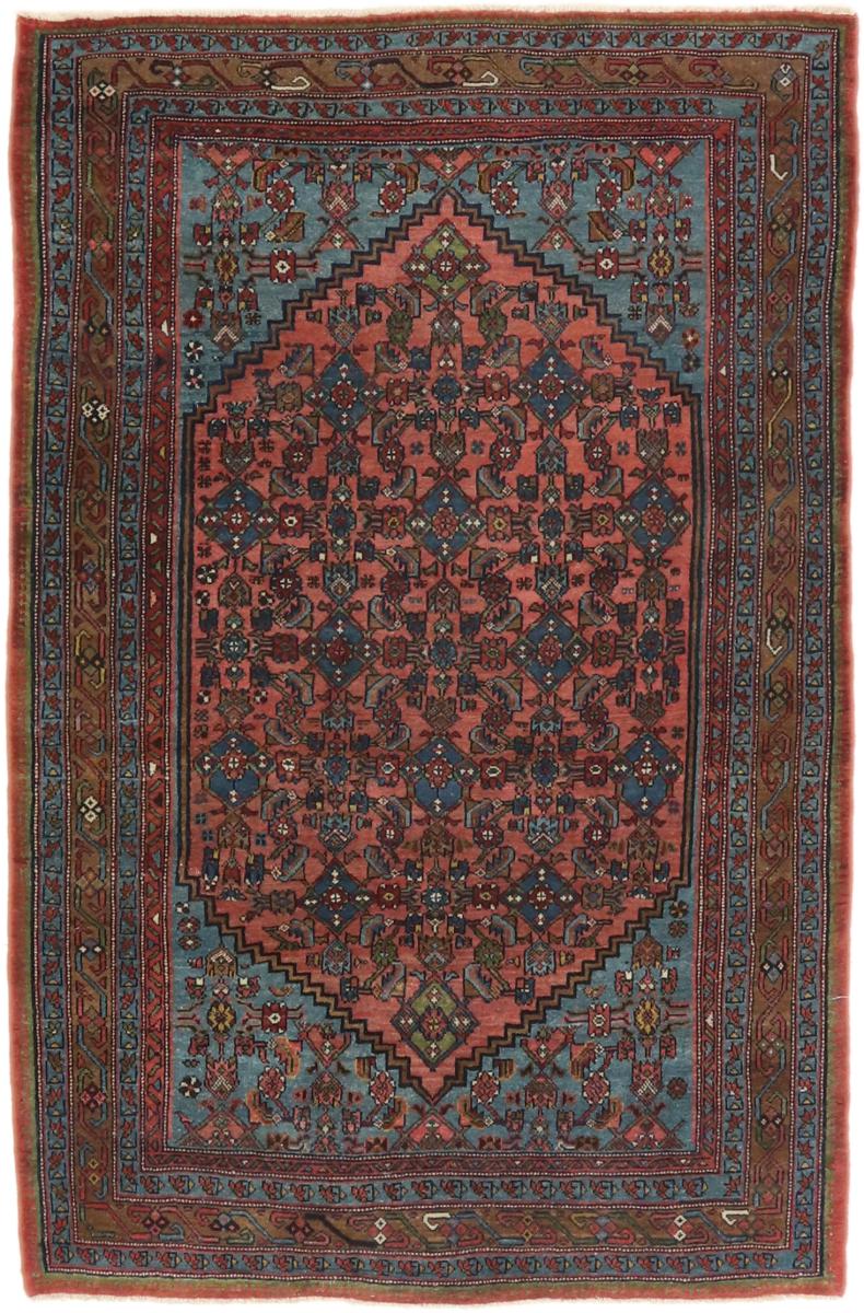 Persian Rug Bidjar 6'9"x4'3" 6'9"x4'3", Persian Rug Knotted by hand