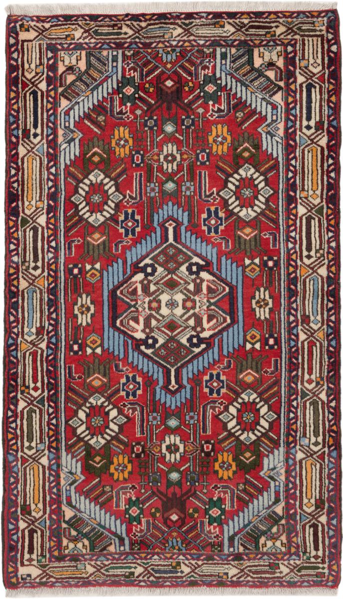 ペルシャ絨毯 アバデ 4'5"x2'7" 4'5"x2'7",  ペルシャ絨毯 手織り