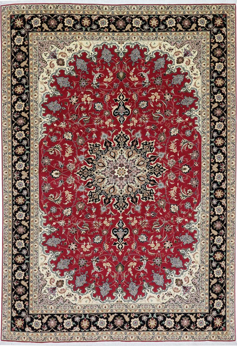 Persian Rug Tabriz 9'6"x6'7" 9'6"x6'7", Persian Rug Knotted by hand