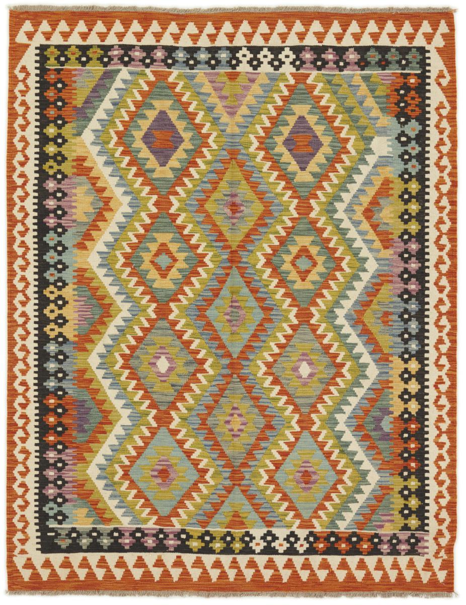 Afghan rug Kilim Afghan 6'5"x4'11" 6'5"x4'11", Persian Rug Woven by hand