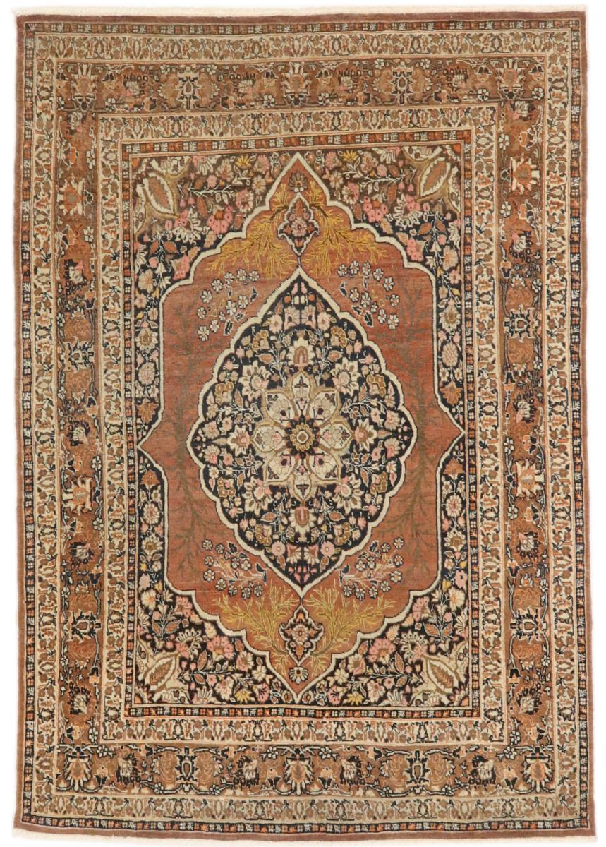 Persisk tæppe Tabriz Haj Jalili Gamle 174x121 174x121, Persisk tæppe Knyttet i hånden