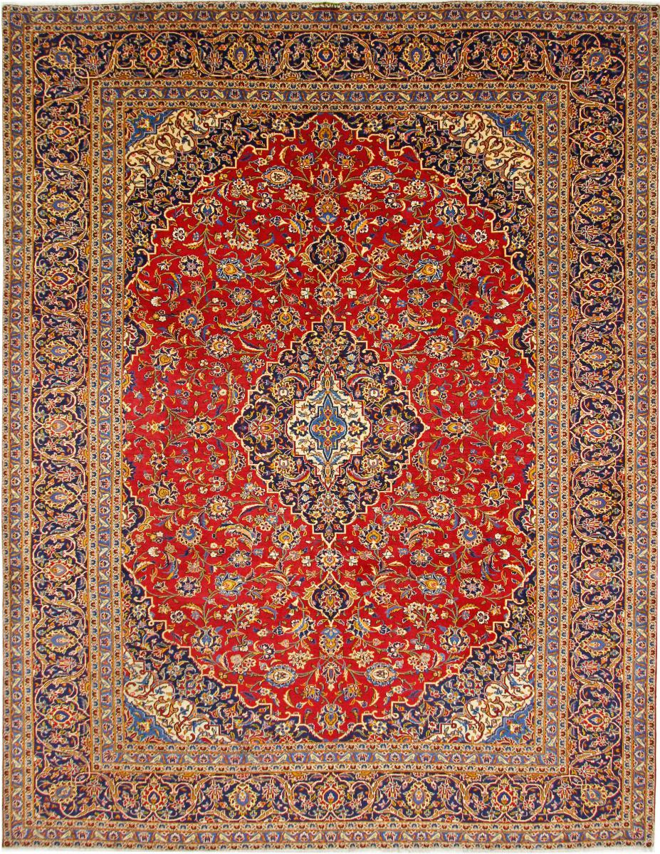 Perzisch tapijt Keshan 13'0"x9'11" 13'0"x9'11", Perzisch tapijt Handgeknoopte