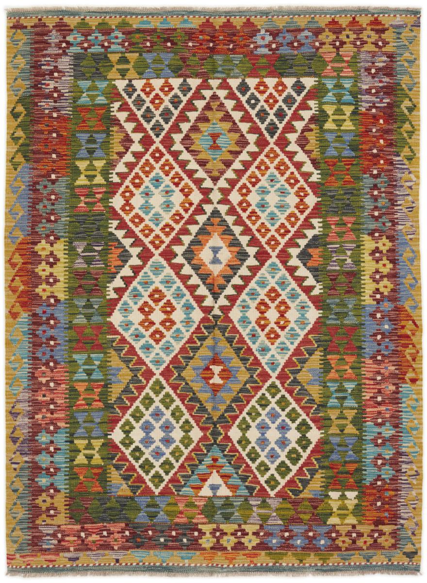 Alfombra afgana Kilim Afghan 6'6"x4'10" 6'6"x4'10", Alfombra persa Tejido a mano