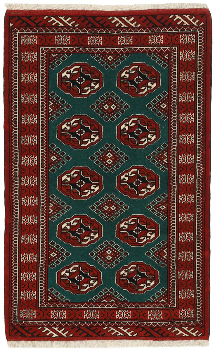 Persialainen matto Turkaman 128x82 128x82, Persialainen matto Solmittu käsin