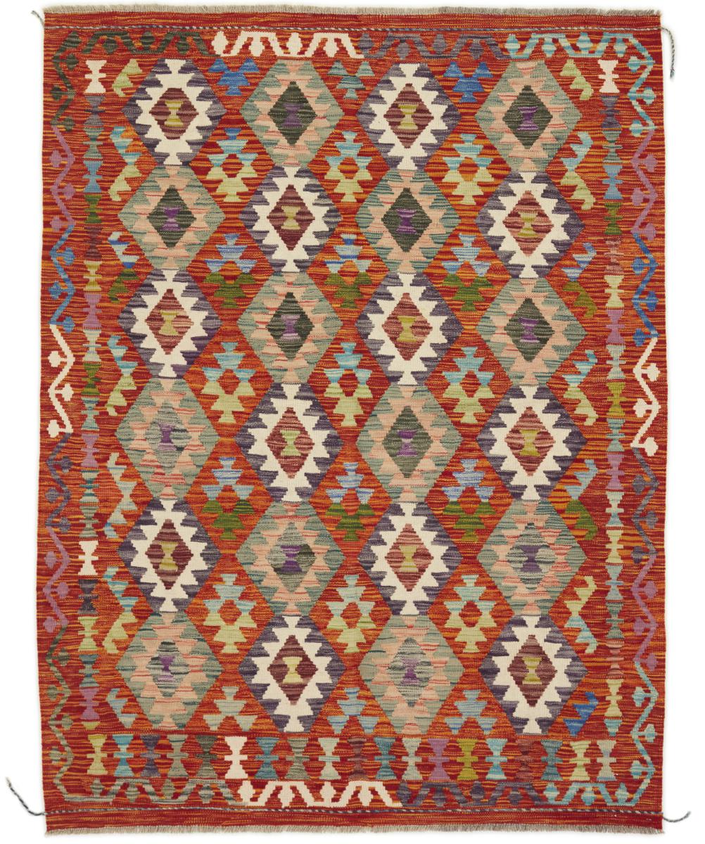 Tapete afegão Kilim Afegão 195x149 195x149, Tapete persa Tecido à mão