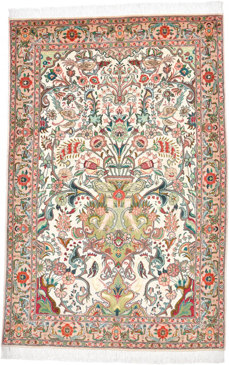 Persialainen matto Tabriz 50Raj 159x106 159x106, Persialainen matto Solmittu käsin