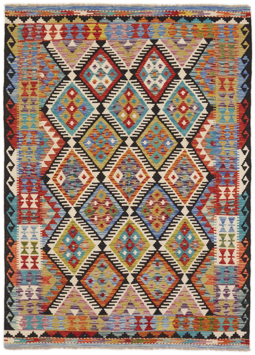 Afghaans tapijt Kilim Afghan 208x149 208x149, Perzisch tapijt Handgeweven