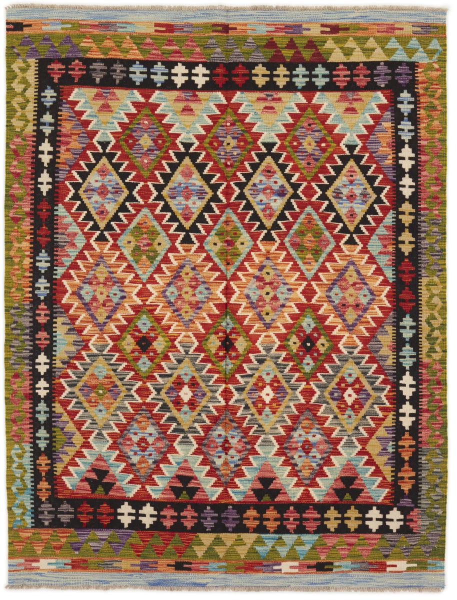 Tapis afghan Kilim Afghan 6'6"x5'0" 6'6"x5'0", Tapis persan Tissé à la main