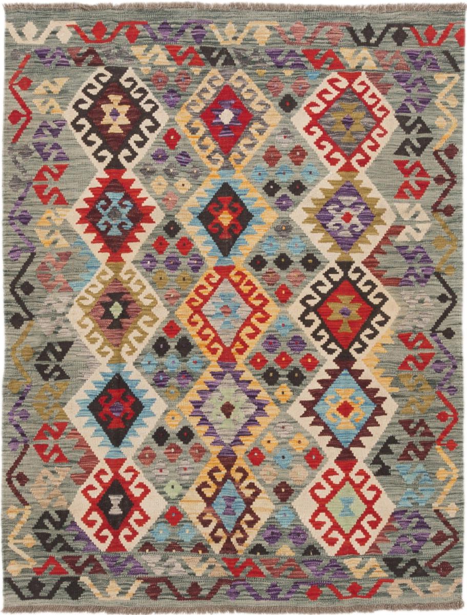 Afghan rug Kilim Afghan 5'9"x4'6" 5'9"x4'6", Persian Rug Woven by hand