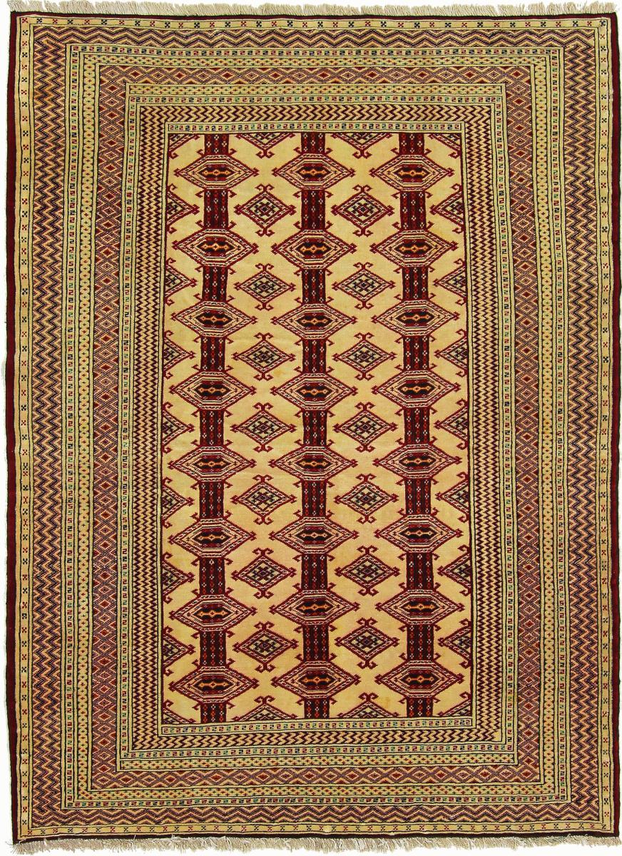 Περσικό χαλί Turkaman 5'7"x3'11" 5'7"x3'11", Περσικό χαλί Οι κόμποι έγιναν με το χέρι