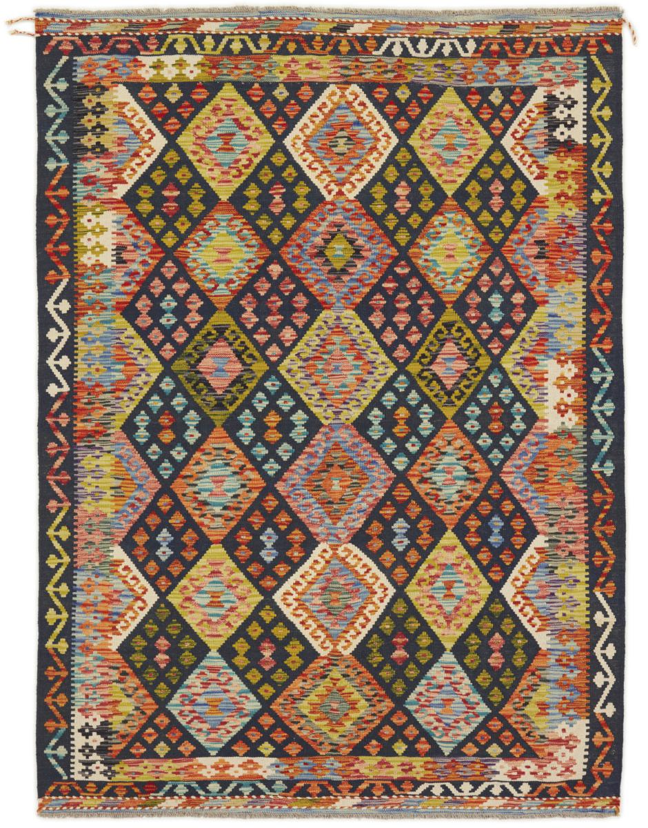 Alfombra afgana Kilim Afghan 207x153 207x153, Alfombra persa Tejido a mano