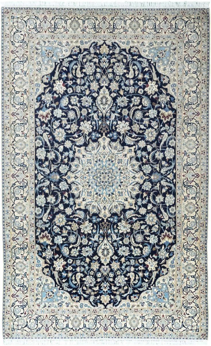 Persian Rug Nain 9La 10'5"x6'6" 10'5"x6'6", Persian Rug Knotted by hand