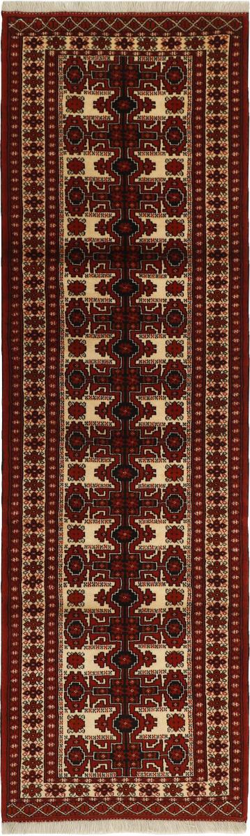 Perzisch tapijt Turkaman 9'7"x2'7" 9'7"x2'7", Perzisch tapijt Handgeknoopte