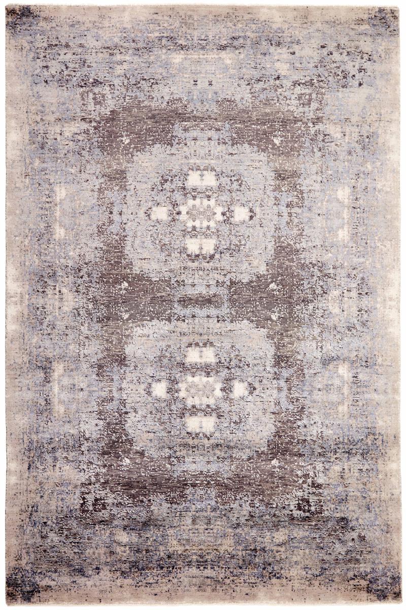 Indo rug Sadraa Allure 10'2"x6'9" 10'2"x6'9", Persian Rug Knotted by hand