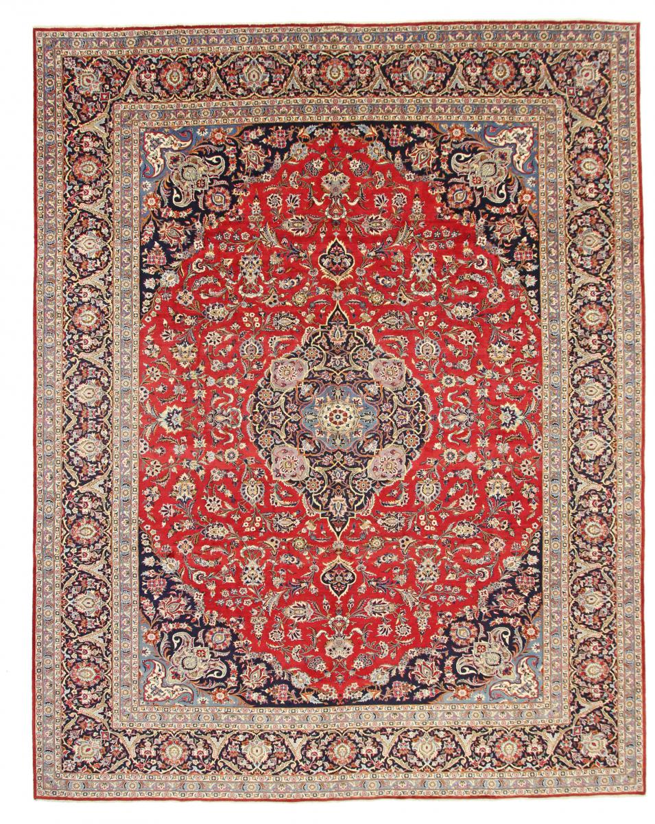 Persisk matta Keshan Signed Esfahaniyan 399x314 399x314, Persisk matta Knuten för hand