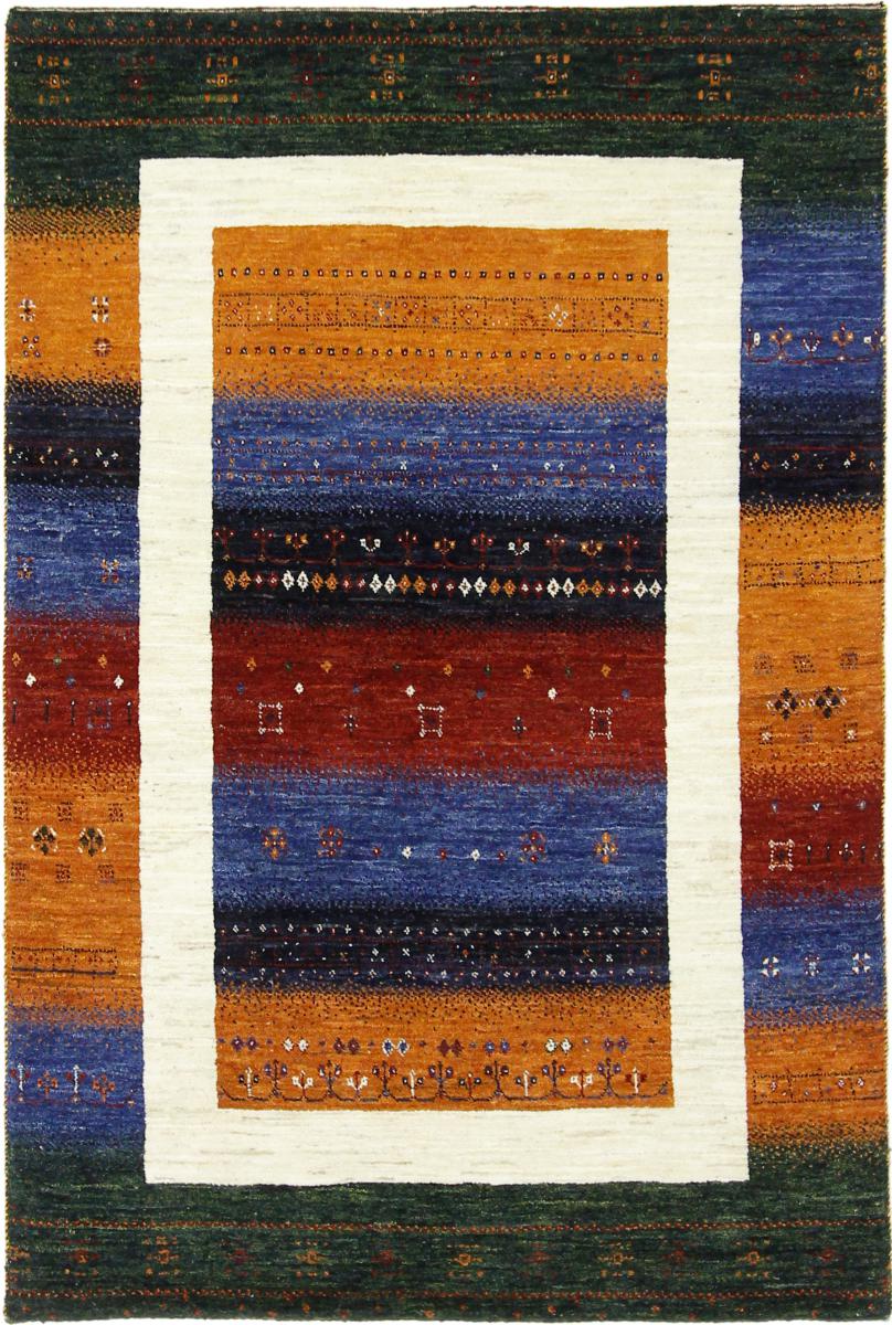 Tapis persan Persan Gabbeh Loribaft 177x124 177x124, Tapis persan Noué à la main