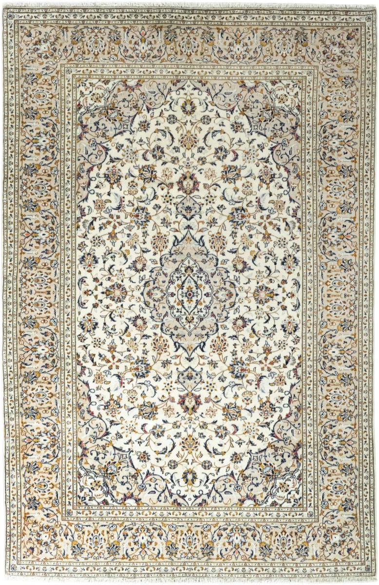 Persian Rug Keshan 9'9"x6'5" 9'9"x6'5", Persian Rug Knotted by hand