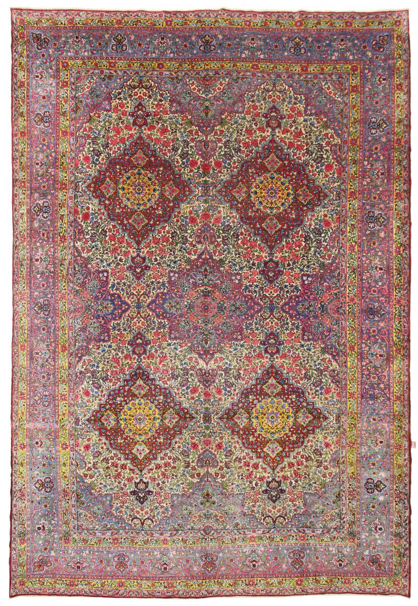 Perzisch tapijt Kerman Lawar 457x316 457x316,  Handgeknoopte