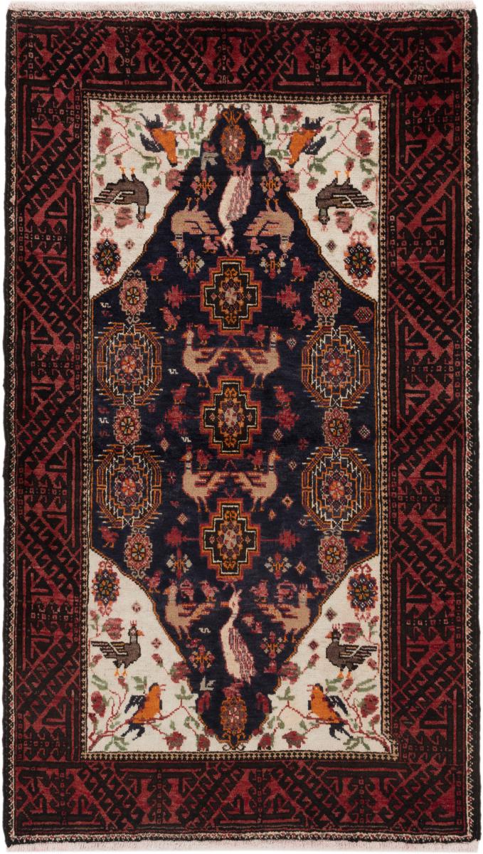 Persian Rug Baluch 181x104 181x104, Persian Rug Knotted by hand
