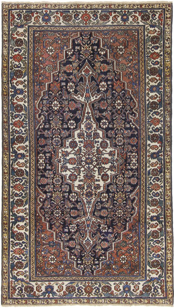 Persian Rug Hamadan 6'9"x3'10" 6'9"x3'10", Persian Rug Knotted by hand
