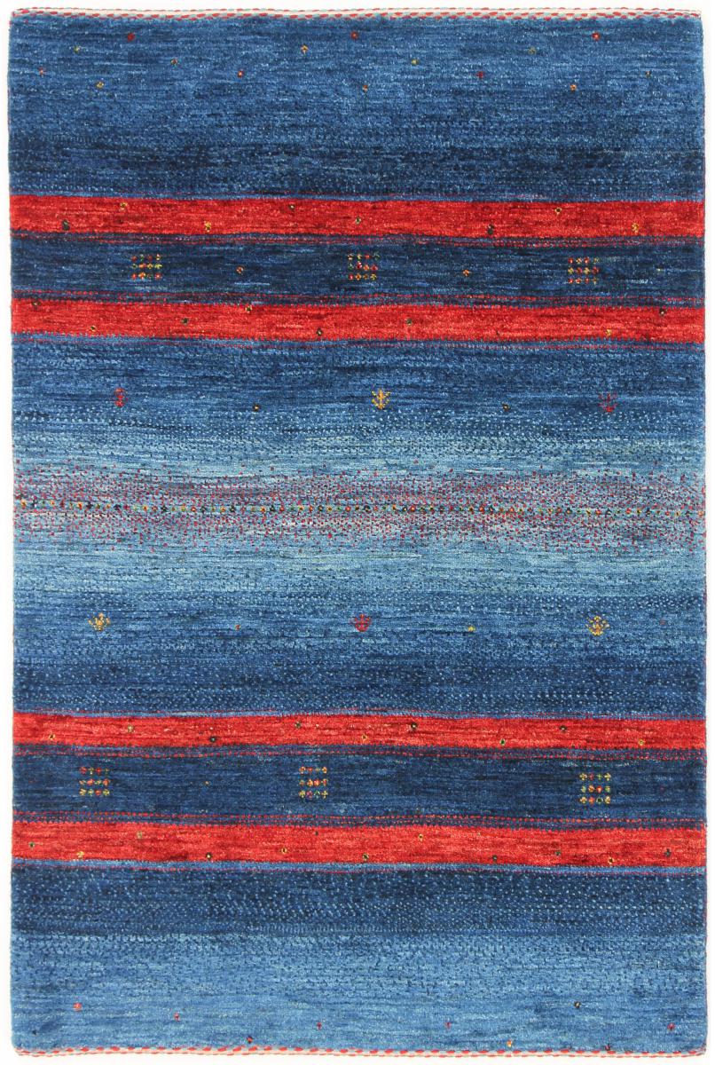 Tapis persan Persan Gabbeh Loribaft Atash 124x84 124x84, Tapis persan Noué à la main