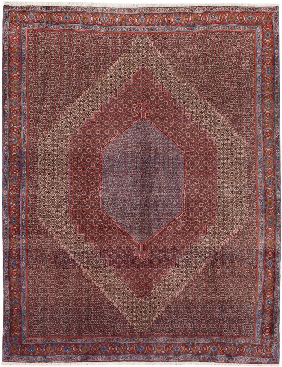 Persian Rug Senneh 12'7"x9'9" 12'7"x9'9", Persian Rug Knotted by hand