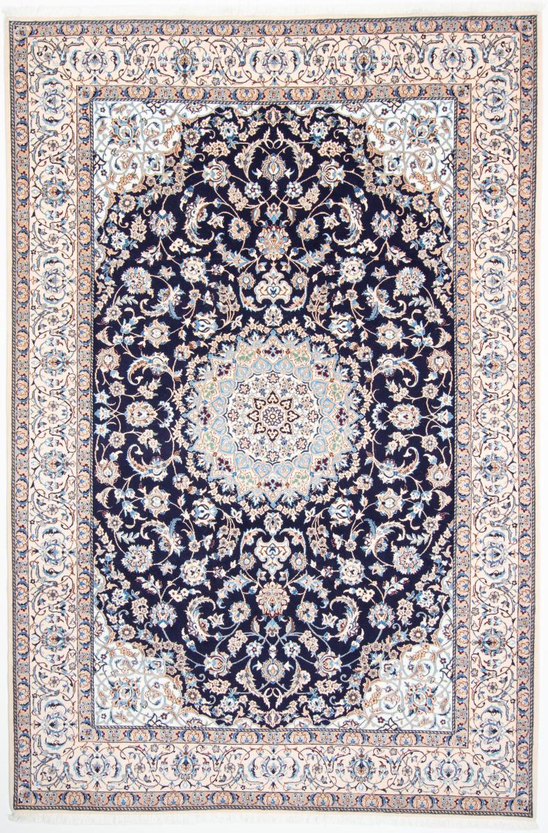 Persian Rug Nain 9La 10'4"x6'9" 10'4"x6'9", Persian Rug Knotted by hand