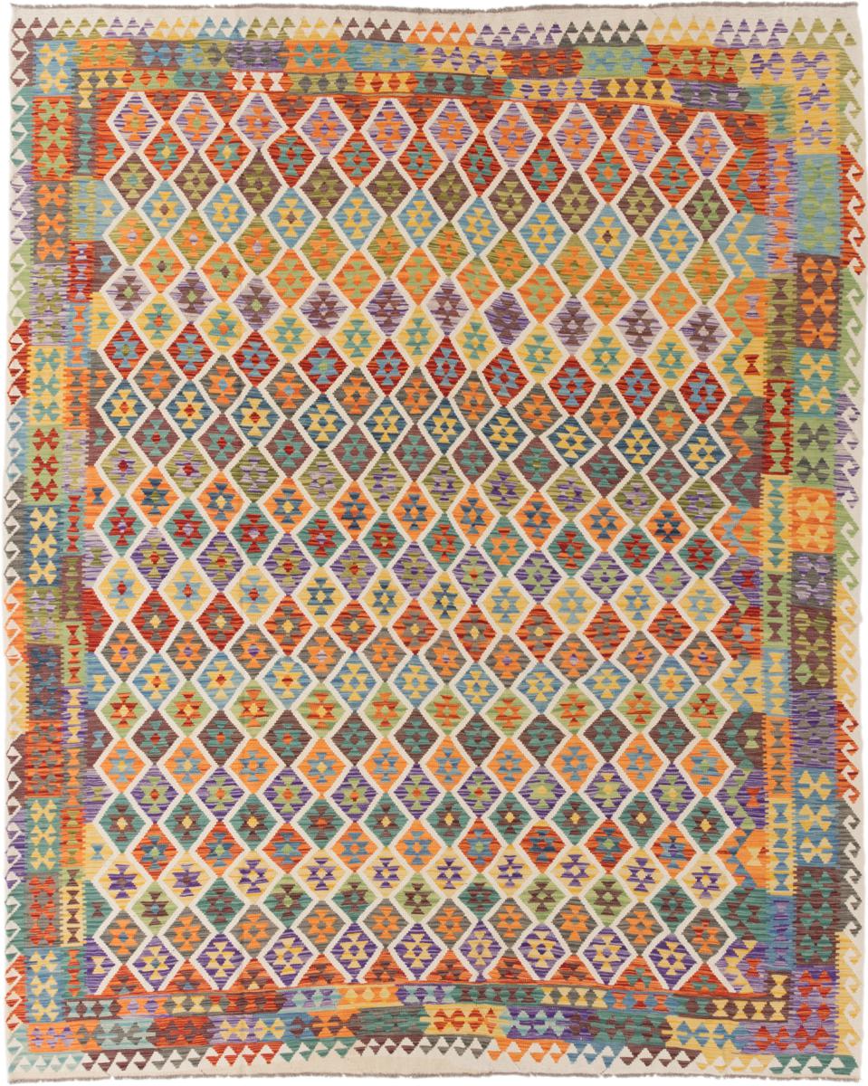 Afghanischer Teppich Kelim Afghan 391x327 391x327, Perserteppich Handgewebt