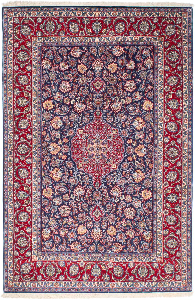 Tapis persan Ispahan Chaîne de Soie 237x172 237x172, Tapis persan Noué à la main