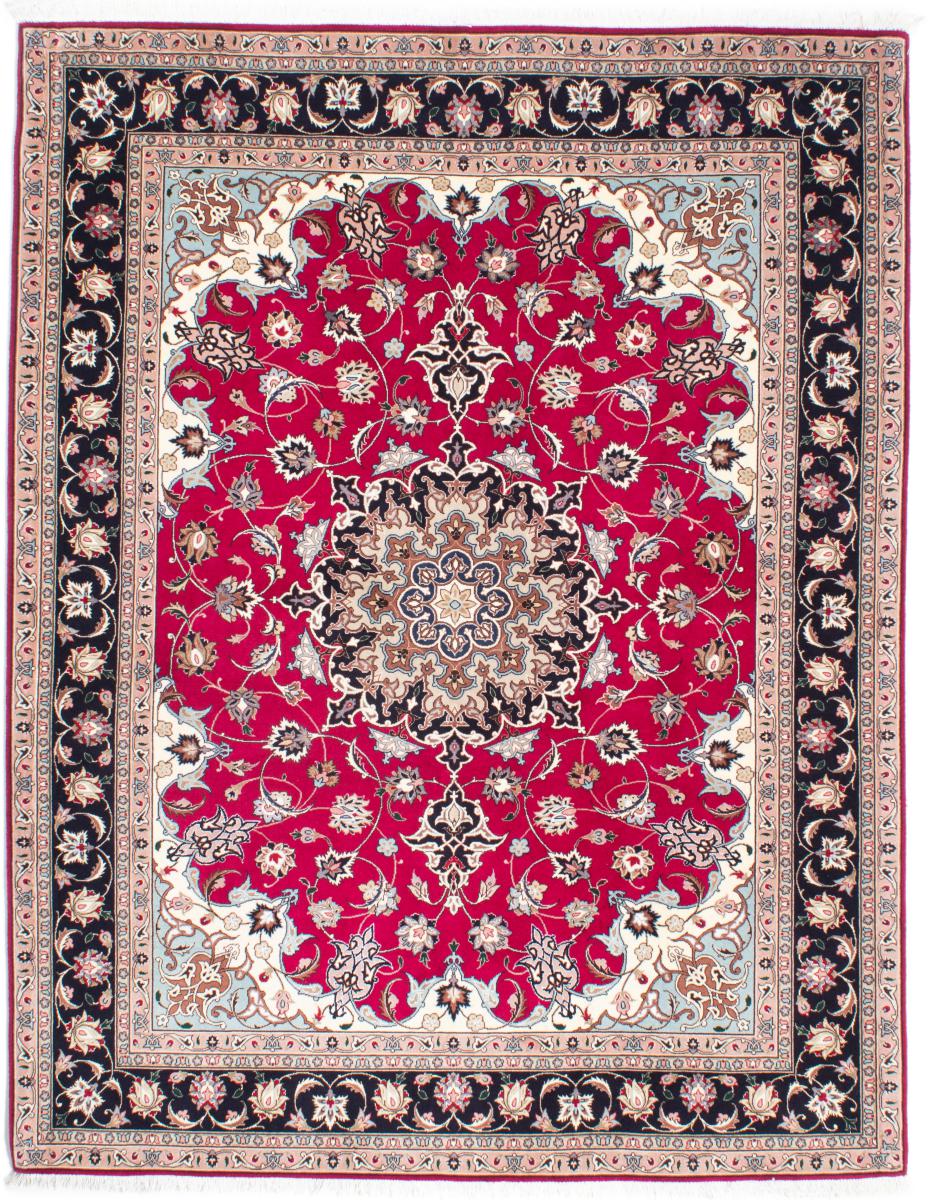  ペルシャ絨毯 タブリーズ 50Raj 6'7"x5'1" 6'7"x5'1",  ペルシャ絨毯 手織り