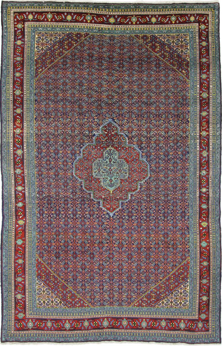 Tapis persan Ardabil 9'9"x6'2" 9'9"x6'2", Tapis persan Noué à la main