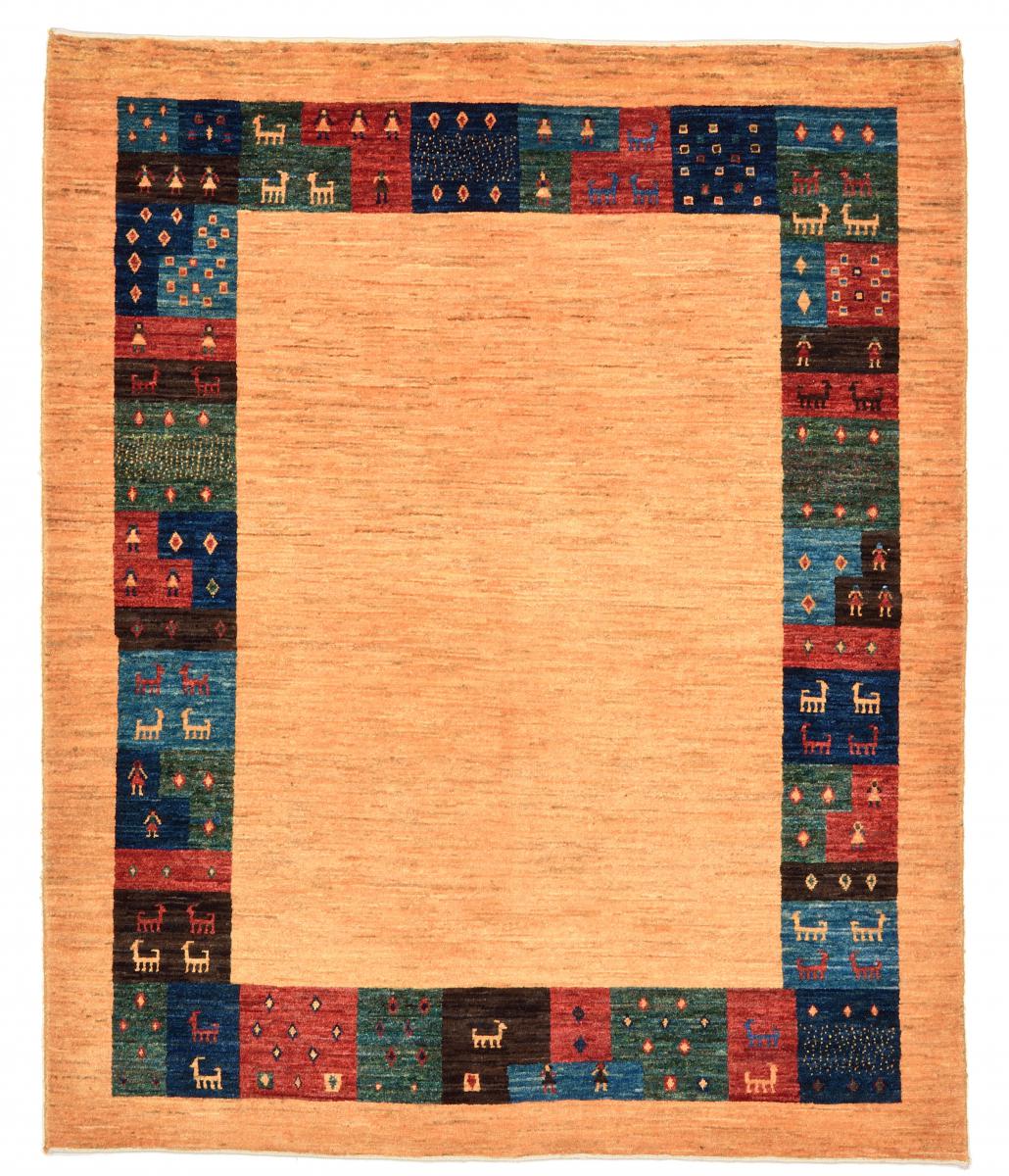 Perzisch tapijt Perzisch Gabbeh Loribaft 6'4"x5'2" 6'4"x5'2", Perzisch tapijt Handgeknoopte