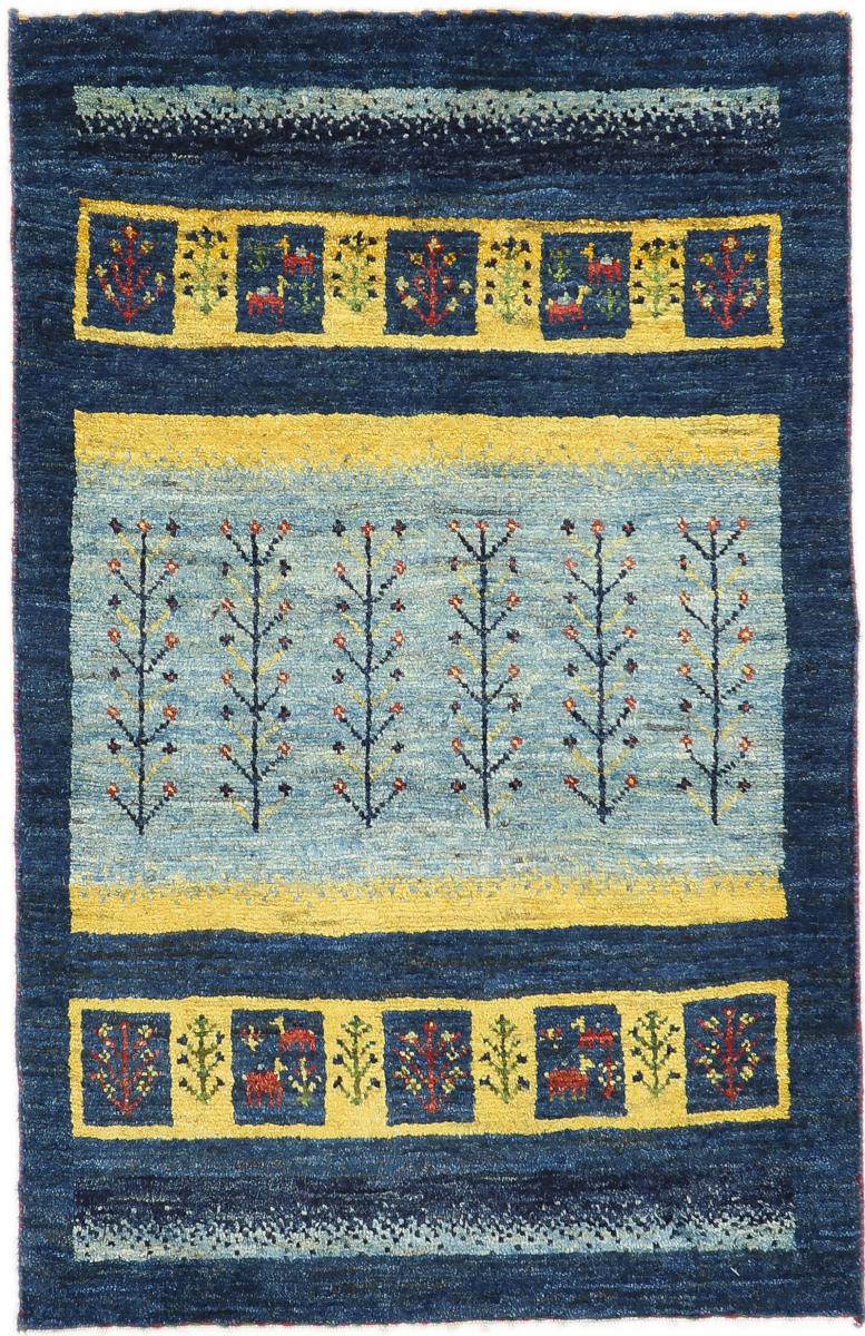 Perzisch tapijt Perzisch Gabbeh Loribaft Nature 92x58 92x58, Perzisch tapijt Handgeknoopte