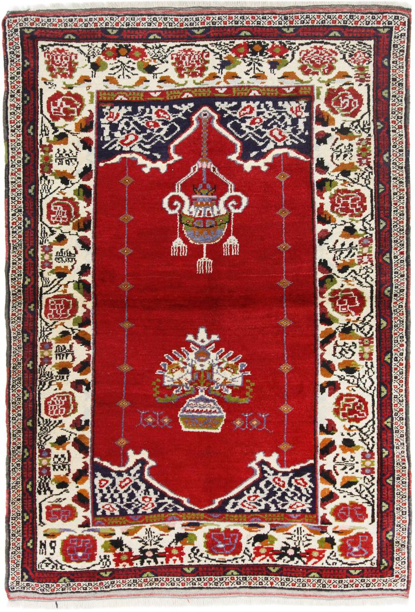 Persian Rug Turkaman 6'1"x3'10" 6'1"x3'10", Persian Rug Knotted by hand