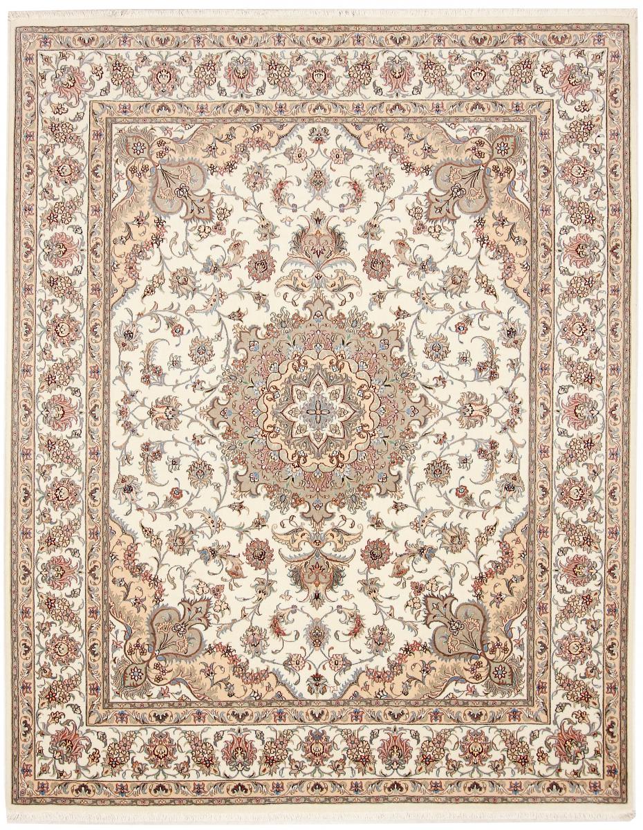 Persian Rug Tabriz Designer 8'4"x6'6" 8'4"x6'6", Persian Rug Knotted by hand